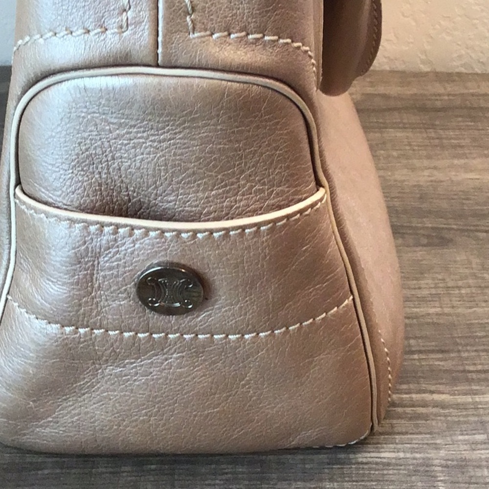 Celine Tan Champagne Boogie Leather Bag - Picture 5 of 15